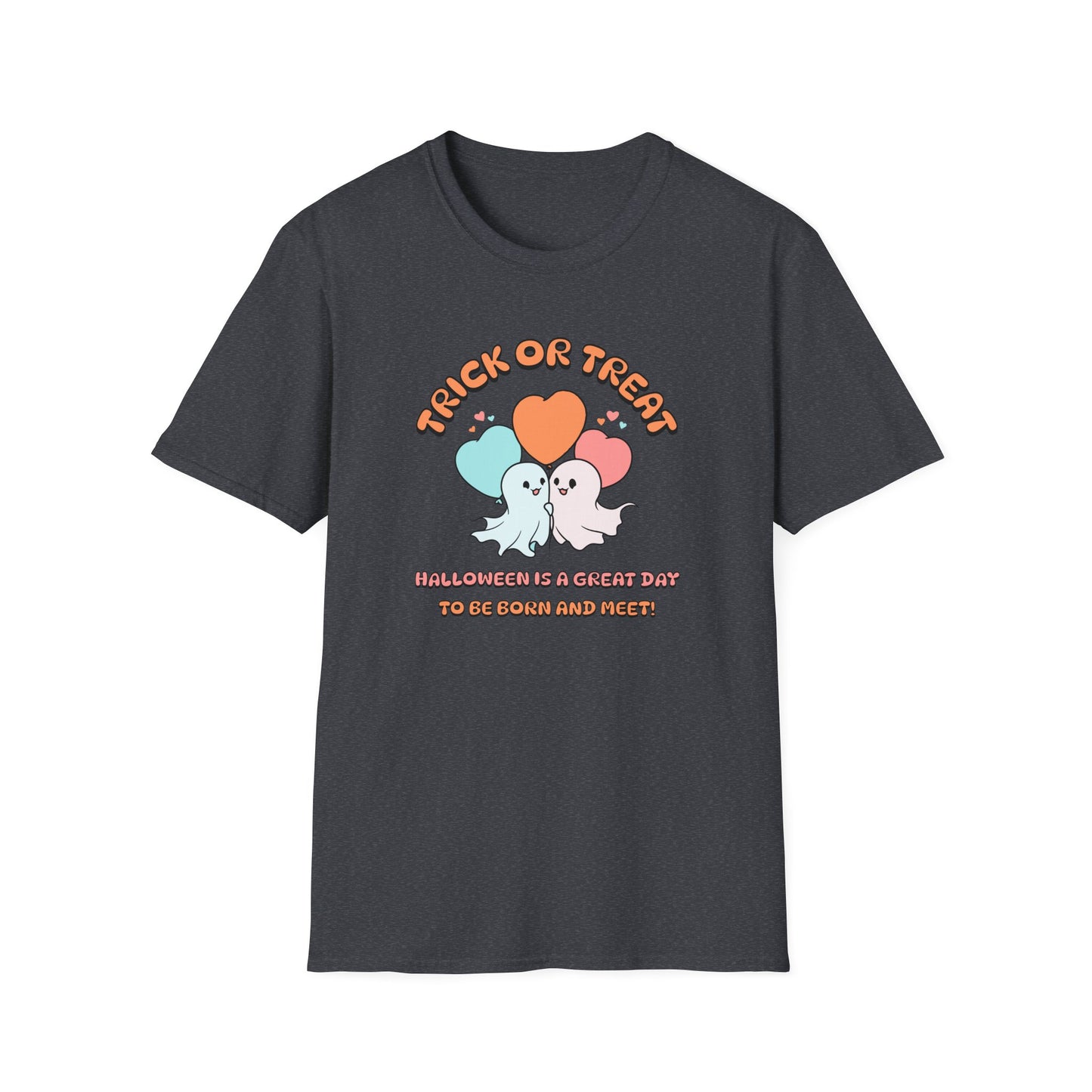 Halloween Birth T-Shirt Trick or Treat Baby Ghosts