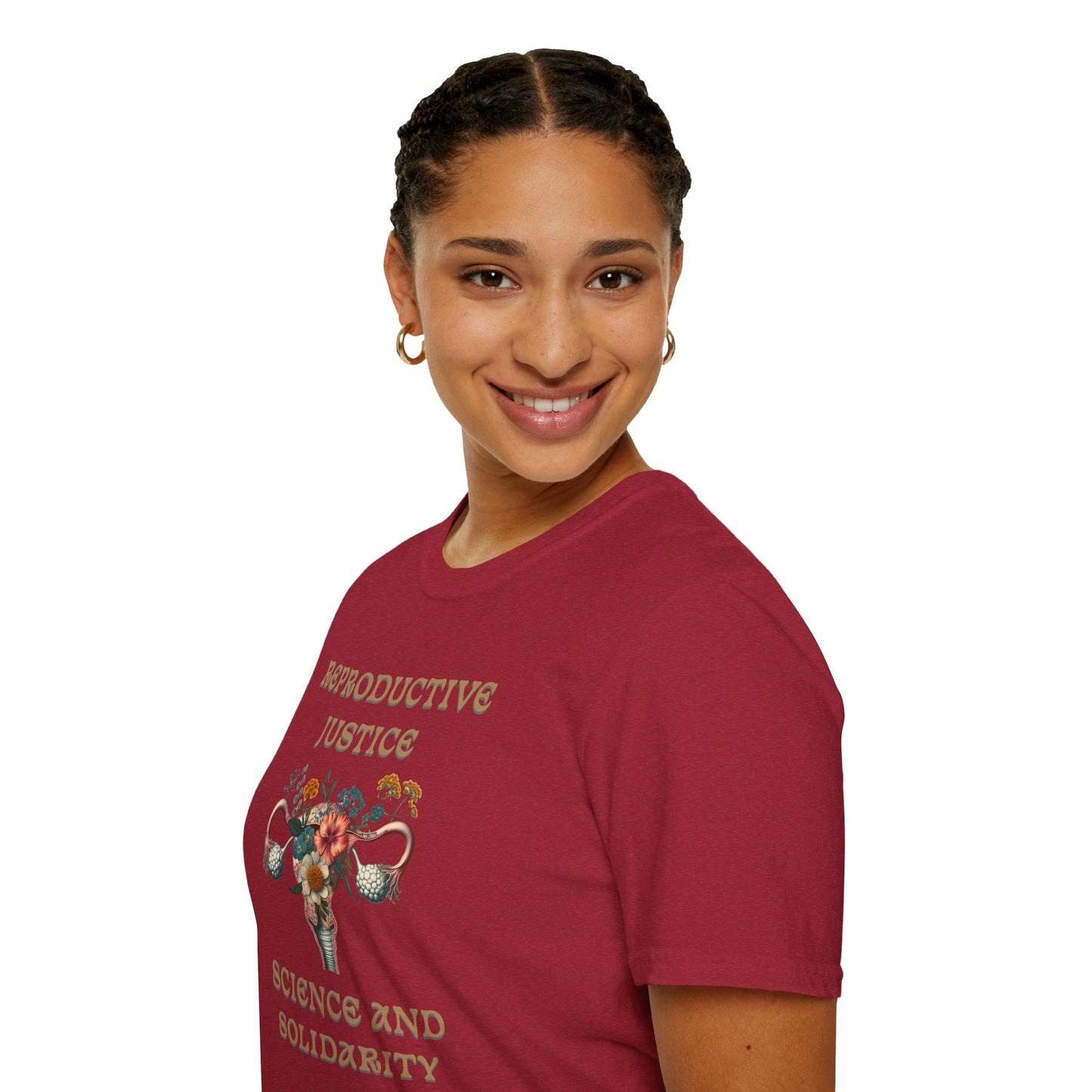 Reproductive Justice Science & Solidarity Uterus T-Shirt