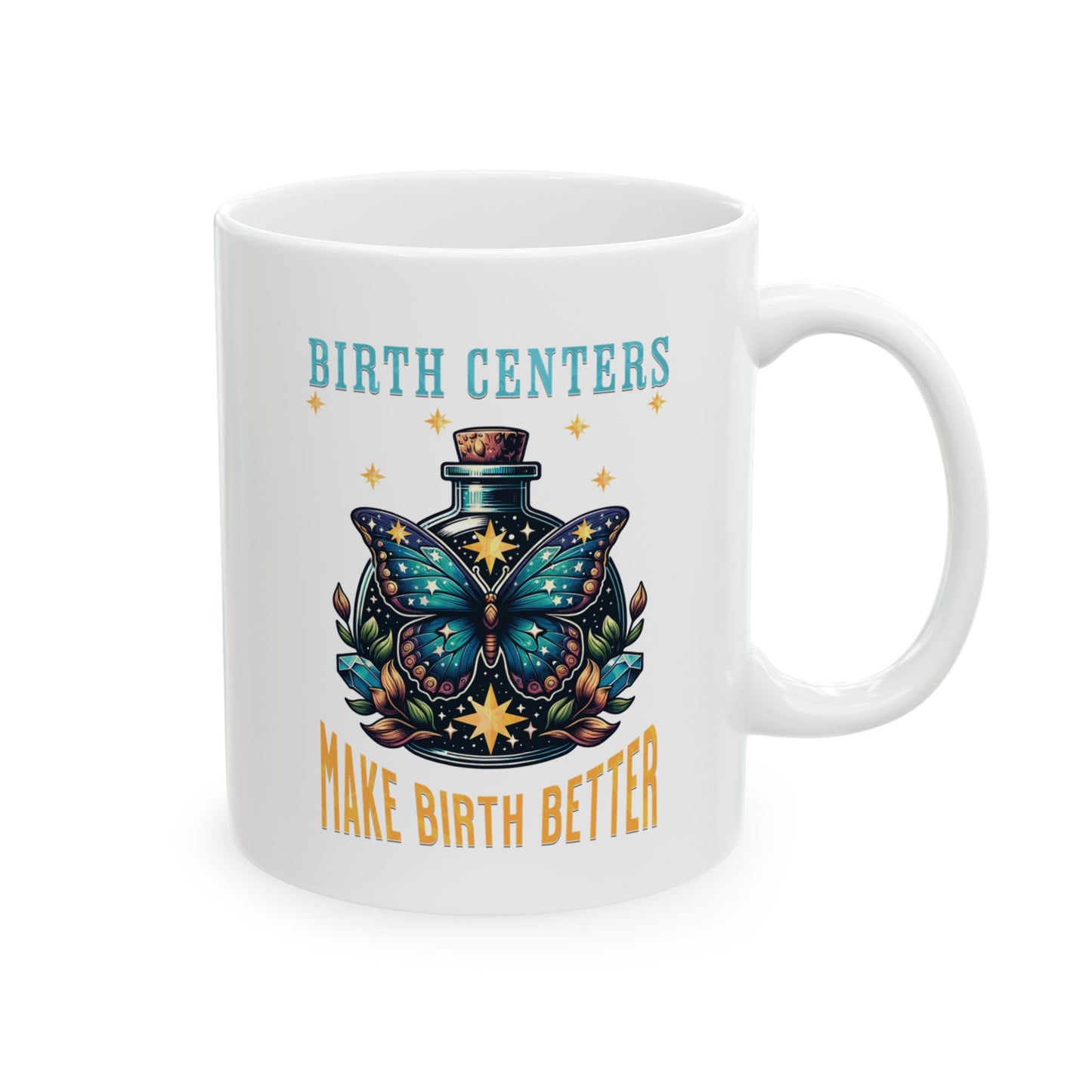 Birth Centers Make Birth Better Butterfly Mug