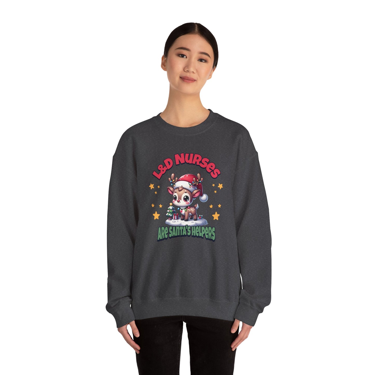 L&D Nurses Are Santa's Helpers Sweatshirt