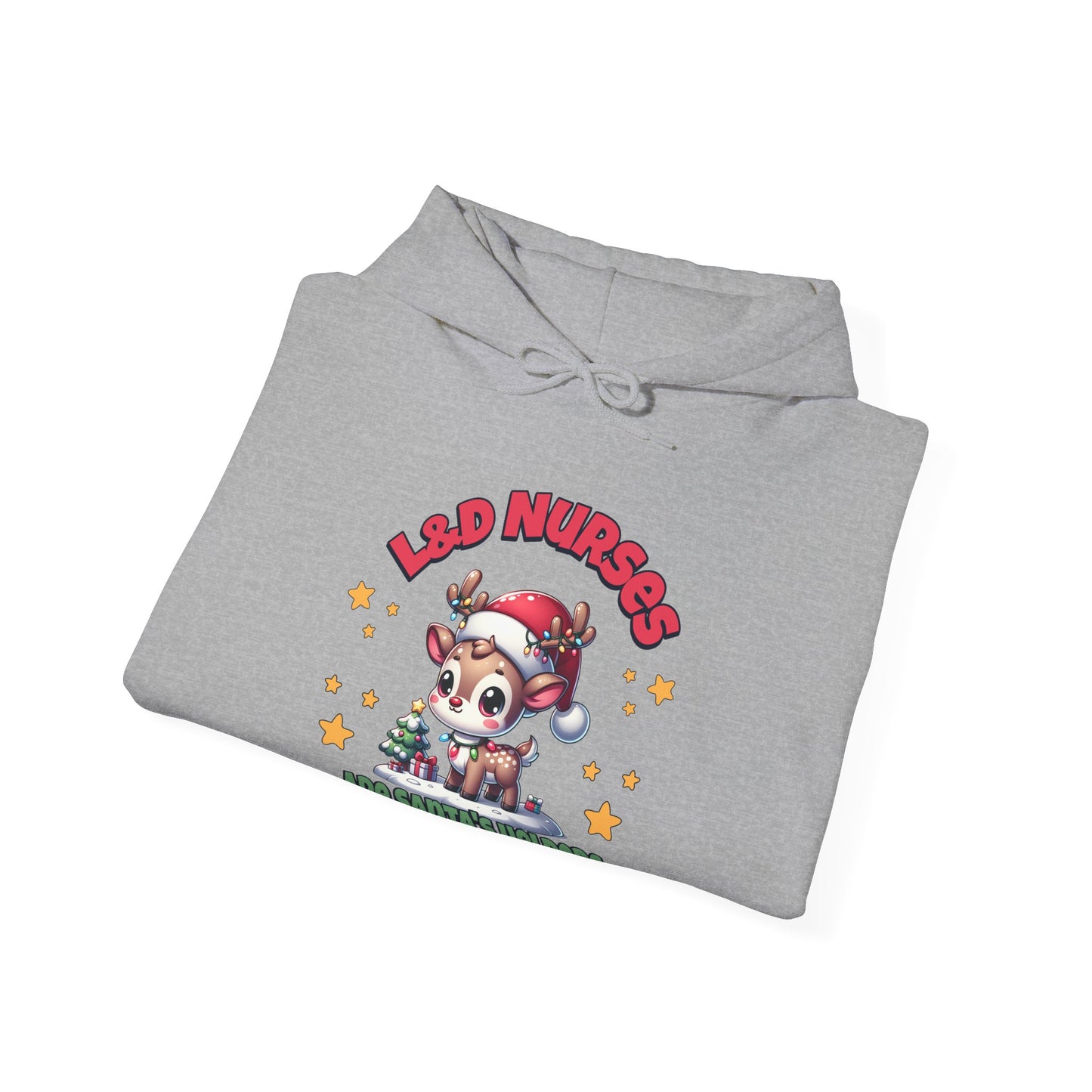 L&D Nurses Are Santa's Helpers Hoodie Sweatshirt