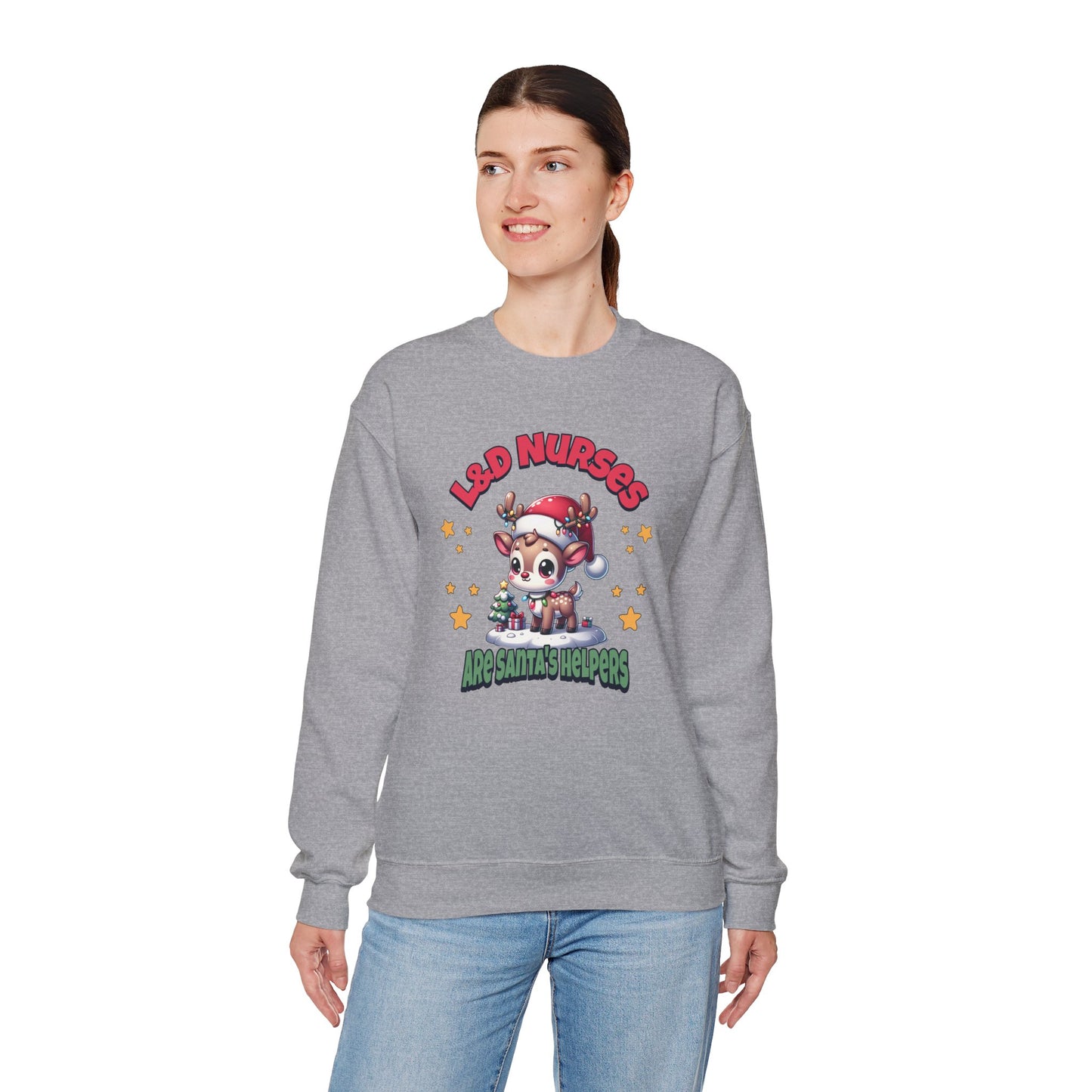 L&D Nurses Are Santa's Helpers Sweatshirt