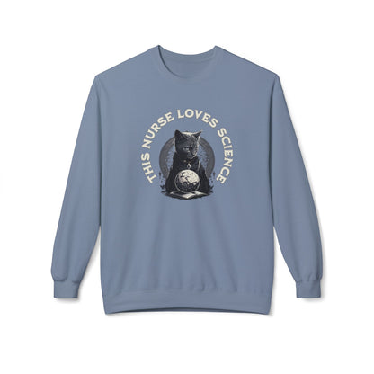 This Nurse Loves Science Cat Sweatshirt