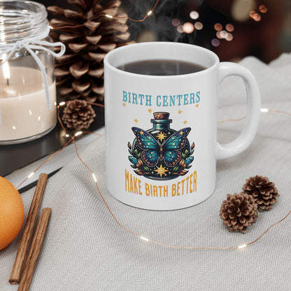 Birth Centers Make Birth Better Butterfly Mug