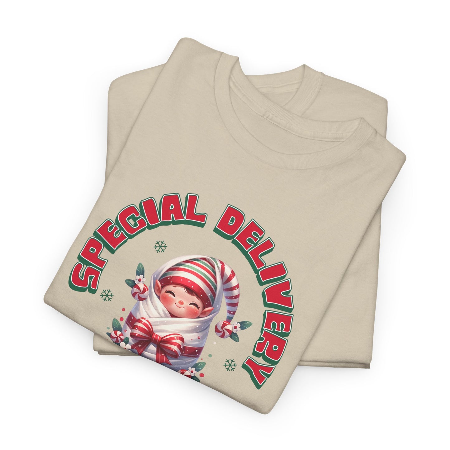 Special Delivery Holiday Babies Elf T-shirt