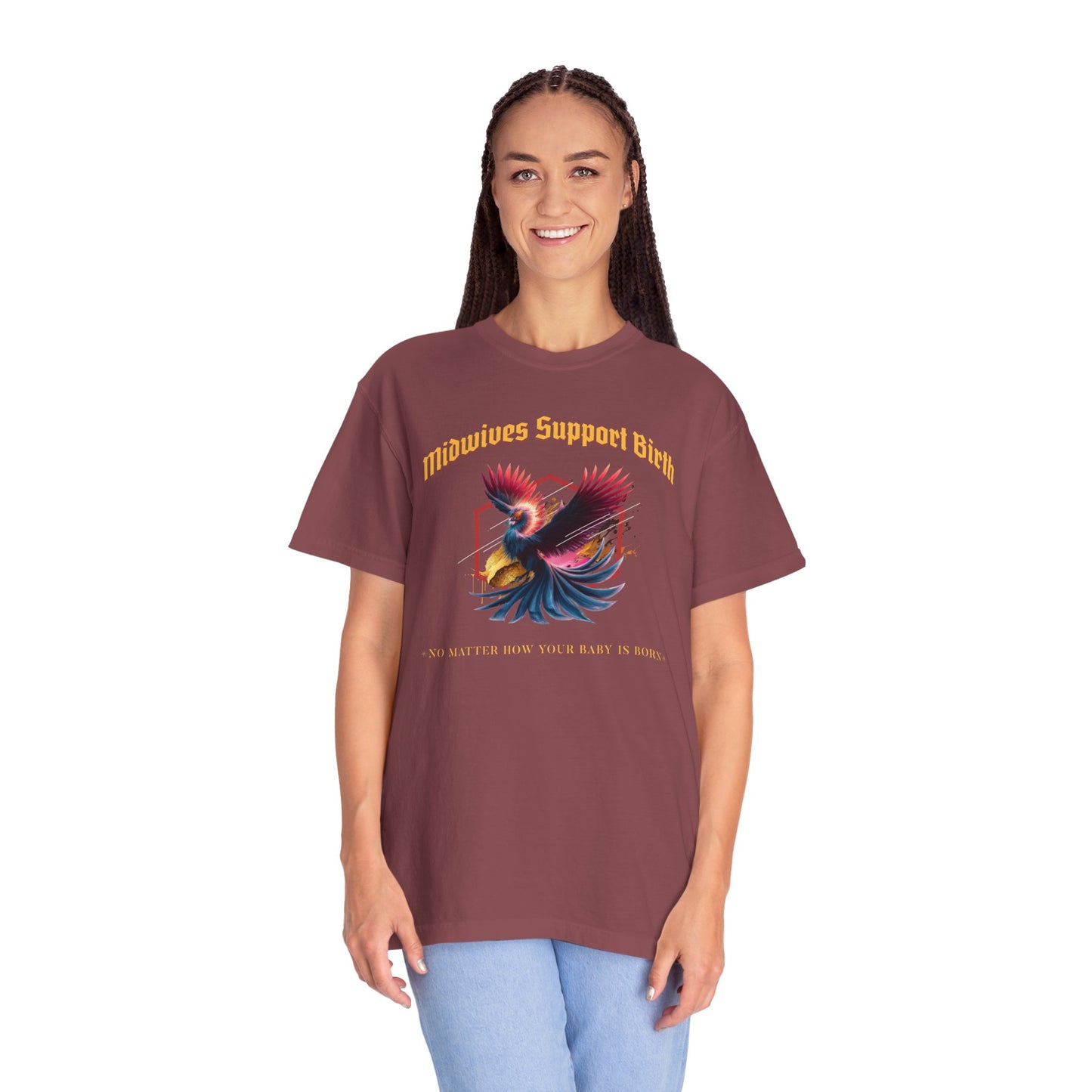 Midwives Support Birth Phoenix Midwife T-shirt