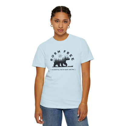 Born Free Mama Bear Birth T-shirt