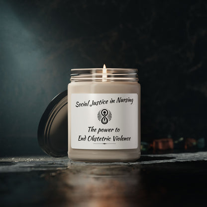 Social Justice in Nursing to End Obstetric Violence / Soy Candle