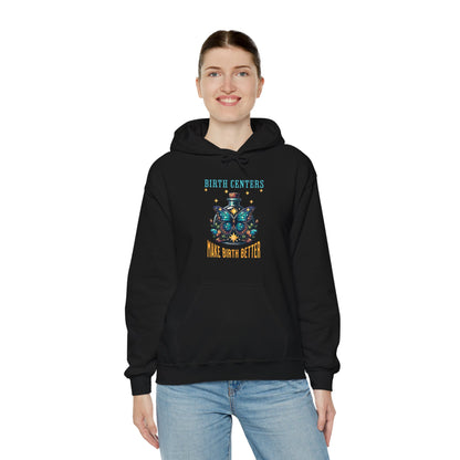 Birth Centers Make Birth Better - Butterfly Hoodie Sweatshirt