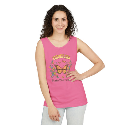 Midwives Make Birth Better Butterfly Tank Top