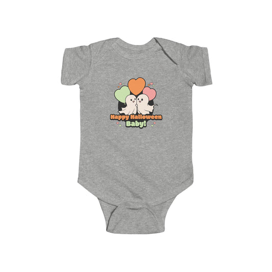 Happy Halloween Baby Onesie Ghosts