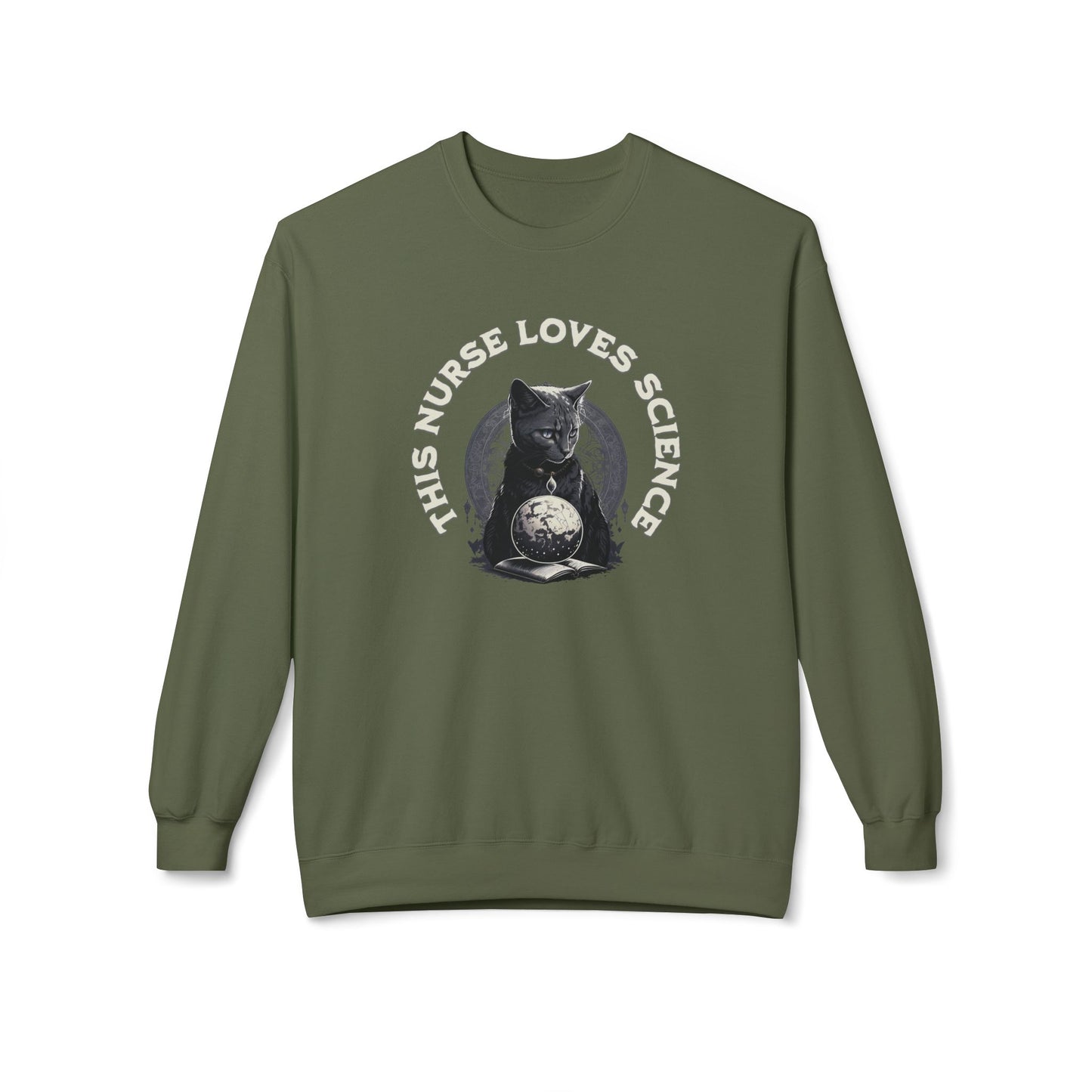 This Nurse Loves Science Cat Sweatshirt