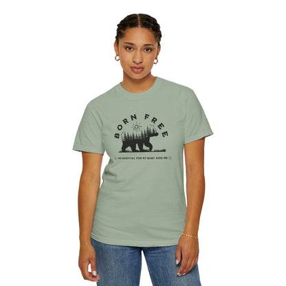 Born Free Mama Bear Birth T-shirt