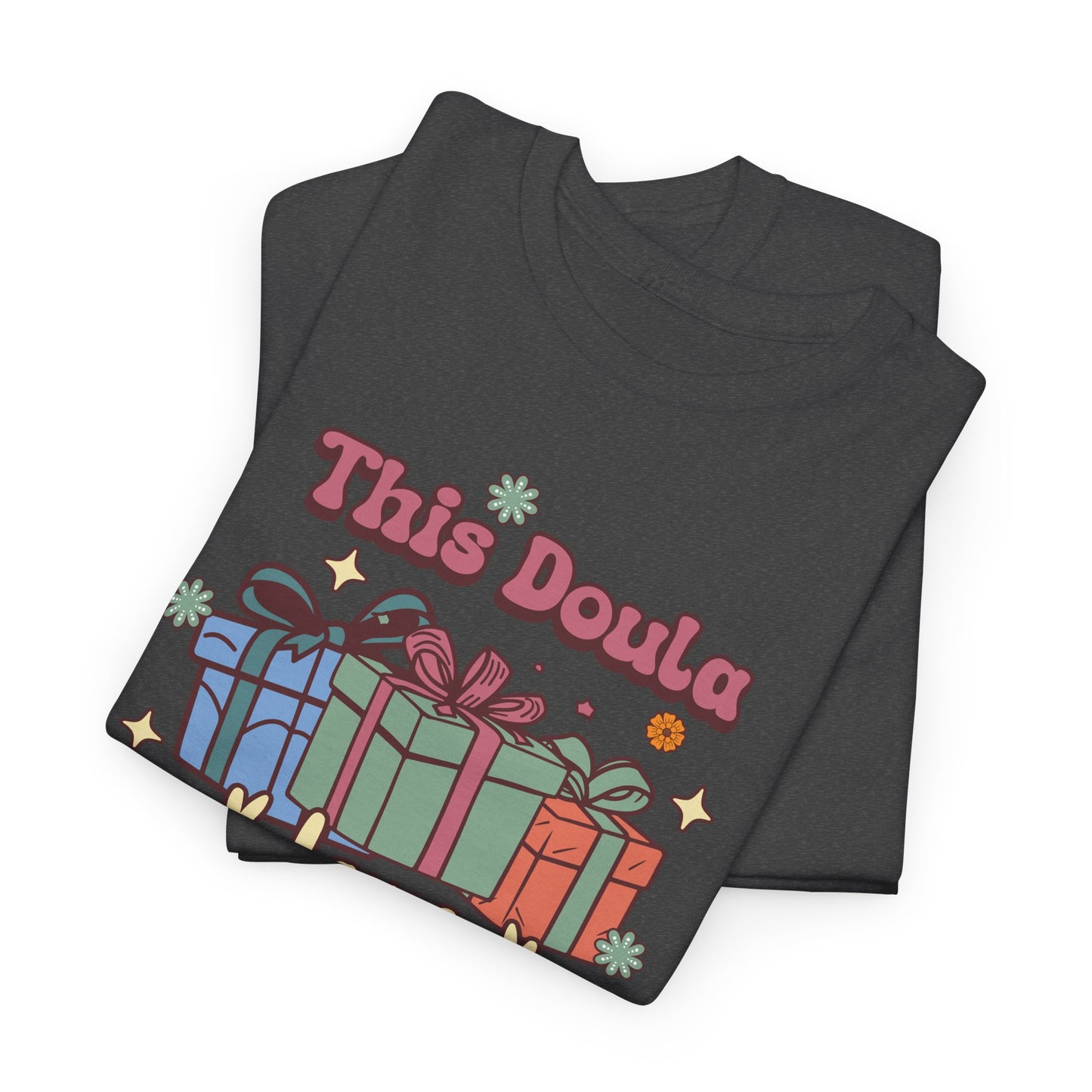 Doula Loves Holiday Spirit Groovy Gifts T-shirt