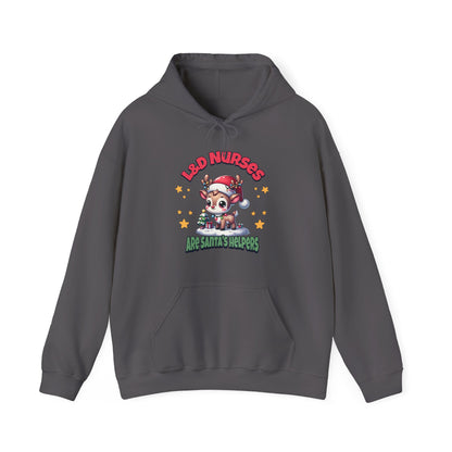 L&D Nurses Are Santa's Helpers Hoodie Sweatshirt