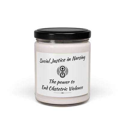 Social Justice in Nursing to End Obstetric Violence / Soy Candle