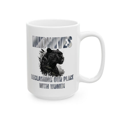 Reclaiming Our Place With Women Panther Midwife Mug