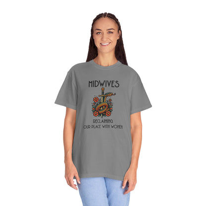 Reclaiming Our Place With Women Healing Snake Midwife T-shirt