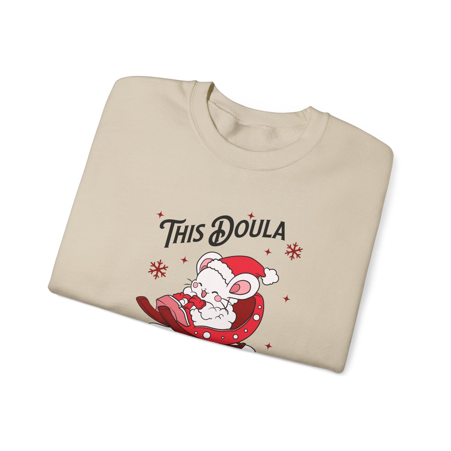 Doula Loves Holiday Babies Sleigh Sweatshirt