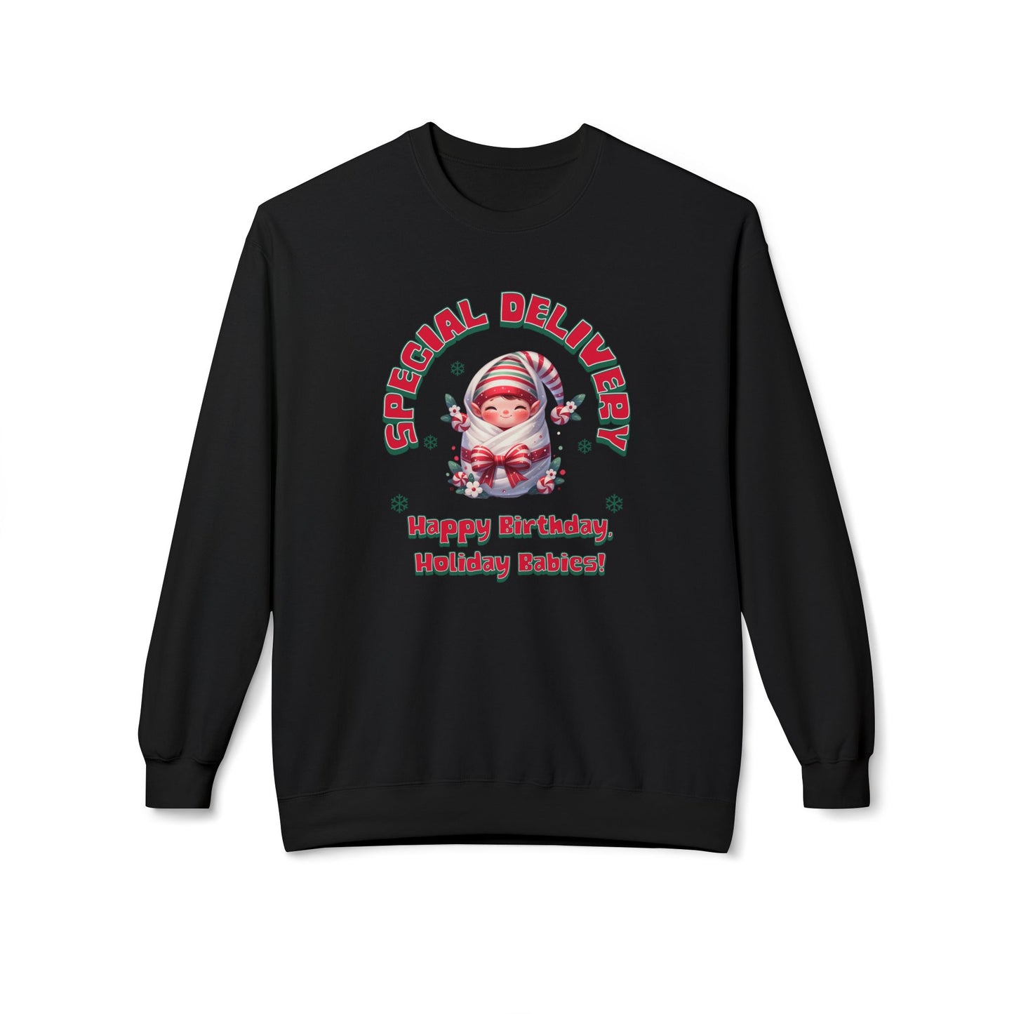 Special Delivery Holiday Babies Elf Sweatshirt