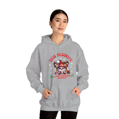 Midwife Loves Holiday Babies Hoodie Sweatshirt