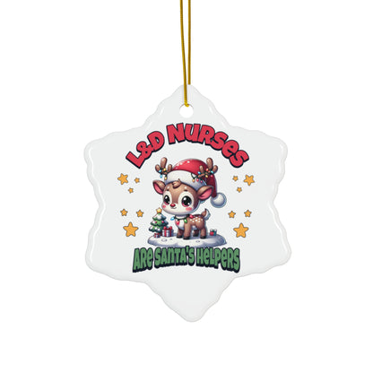 L&D Nurses Are Santa's Helpers Ornament