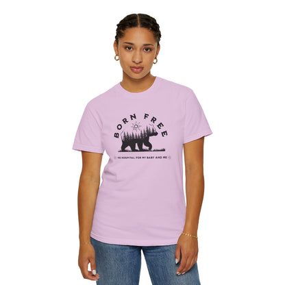 Born Free Mama Bear Birth T-shirt