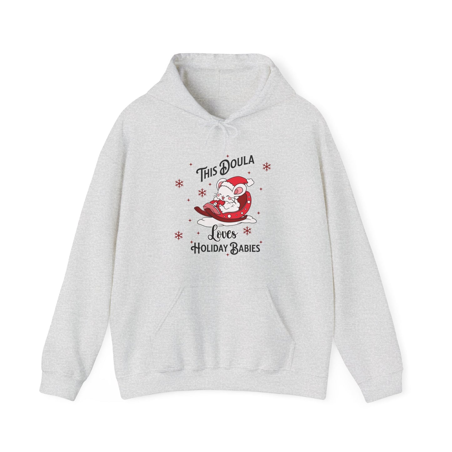 Doula Loves Holiday Babies Sleigh / Hoodie Sweatshirt