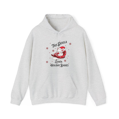 Doula Loves Holiday Babies Sleigh / Hoodie Sweatshirt