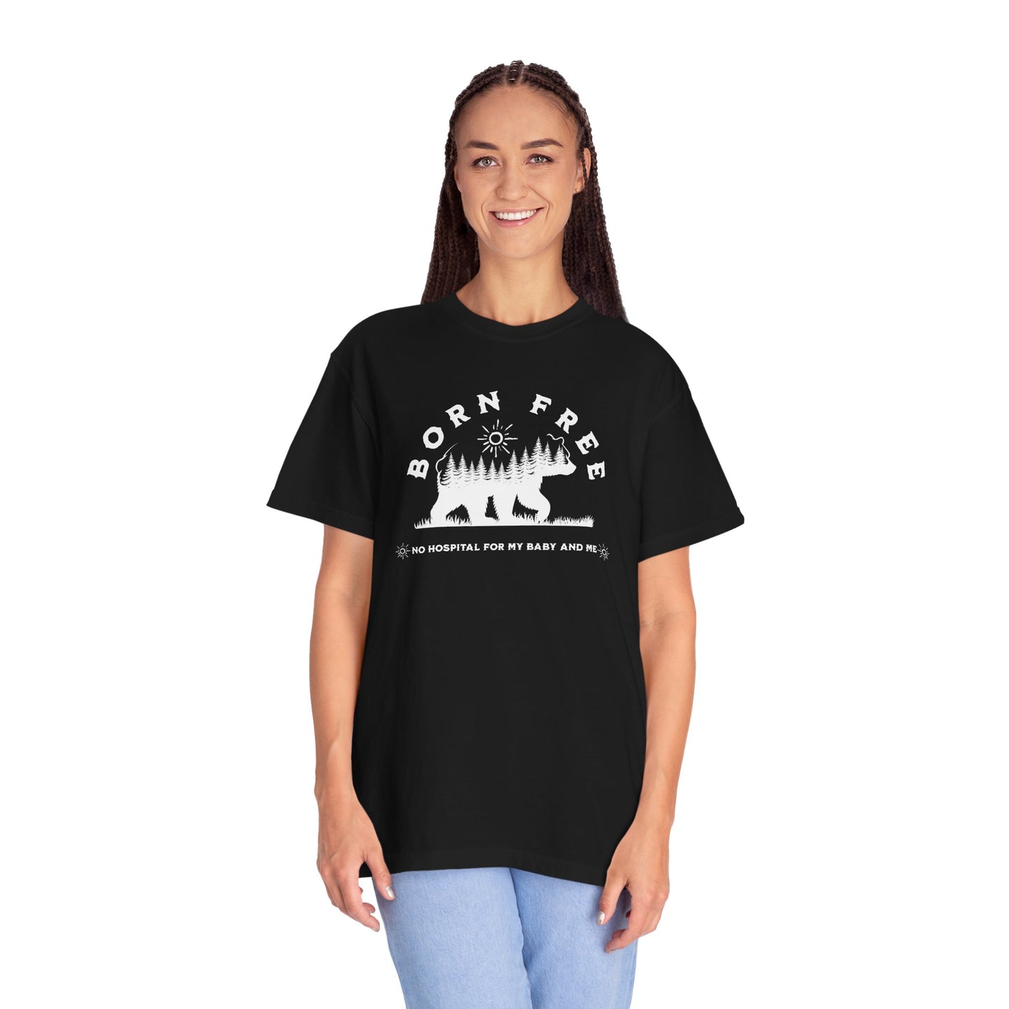 Born Free Mama Bear Birth T-shirt
