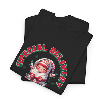 Special Delivery Holiday Babies Elf T-shirt