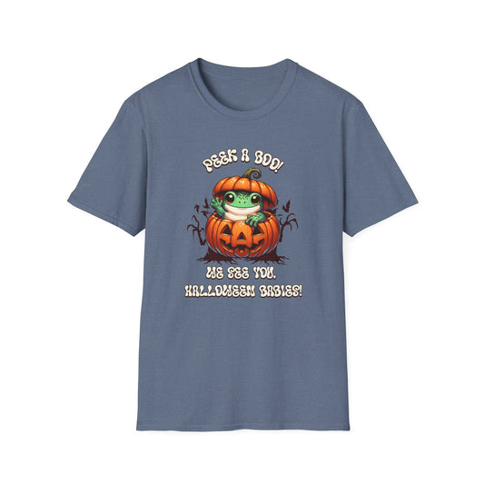 Peek a Boo We See You Halloween T-Shirt for All Birth Workers