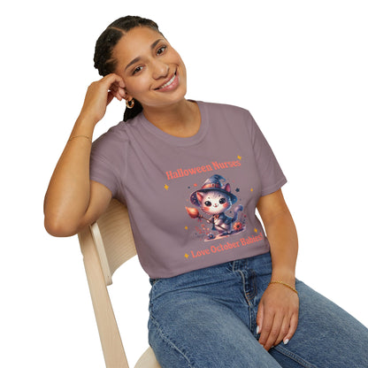 Halloween Nurse T-Shirt Halloween Nurses Love October Babies