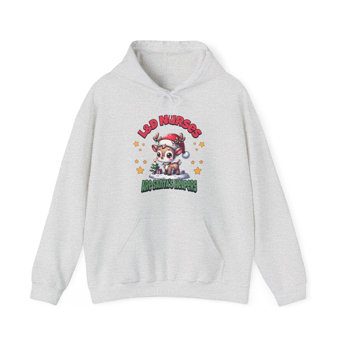 L&D Nurses Are Santa's Helpers Hoodie Sweatshirt