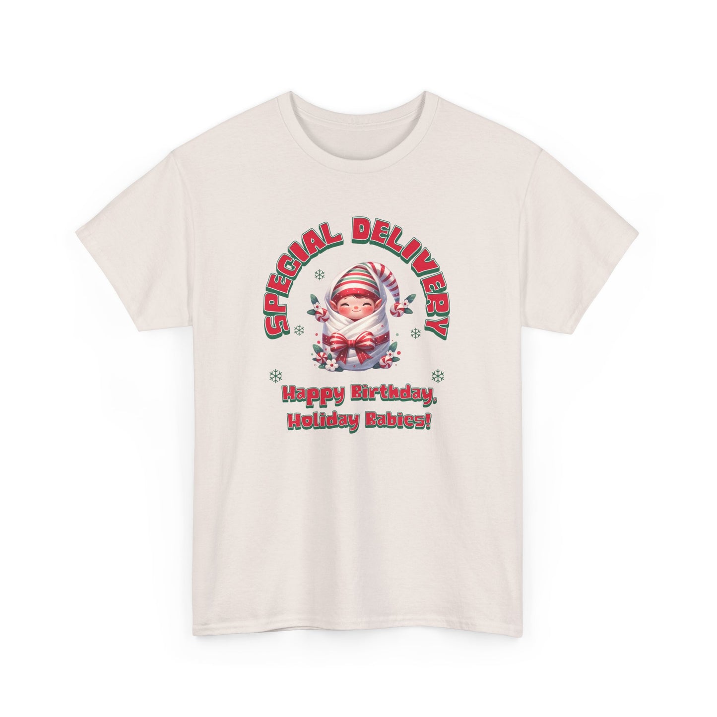 Special Delivery Holiday Babies Elf T-shirt