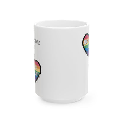 Reproductive Justice for Birth Equity - Rainbow Hearts Mug