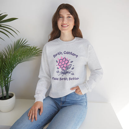 Birth Centers Make Birth Better Sweatshirt