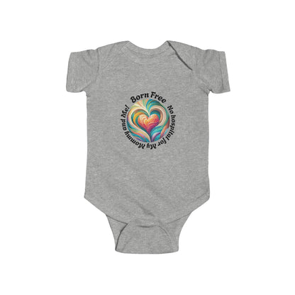 Born Free - Infinity Hearts Baby Onesie