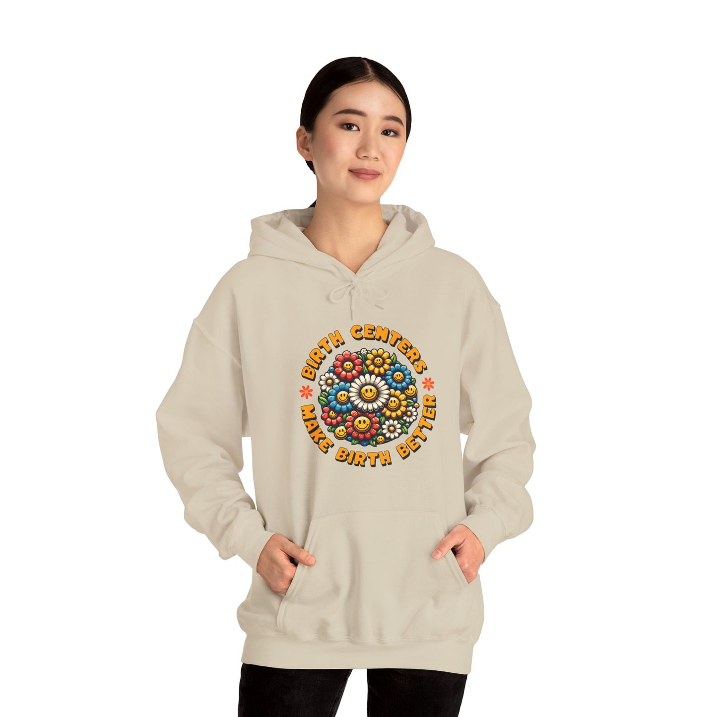 Birth Centers Make Birth Better - Bloom Hoodie Sweatshirt