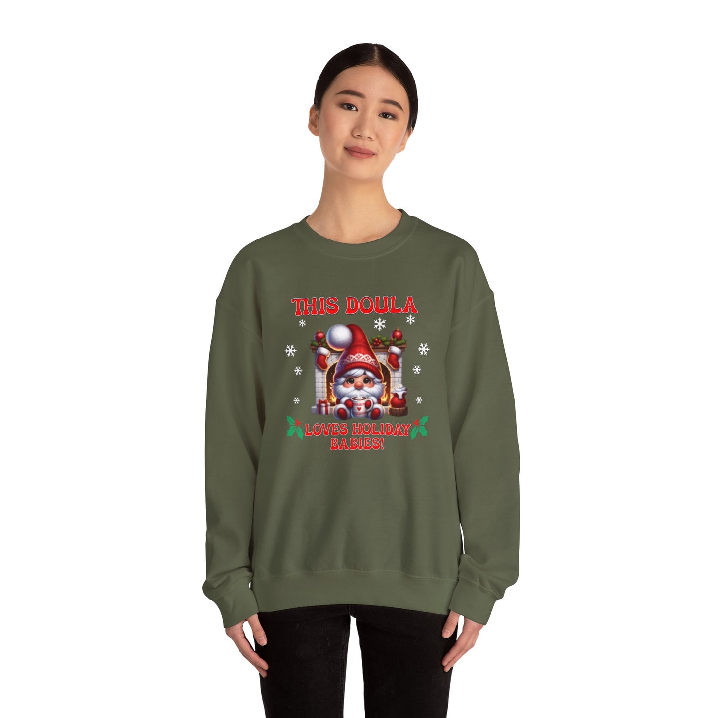 Doula Loves Holiday Babies Sweatshirt