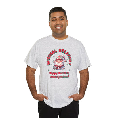 Special Delivery Holiday Babies Elf T-shirt