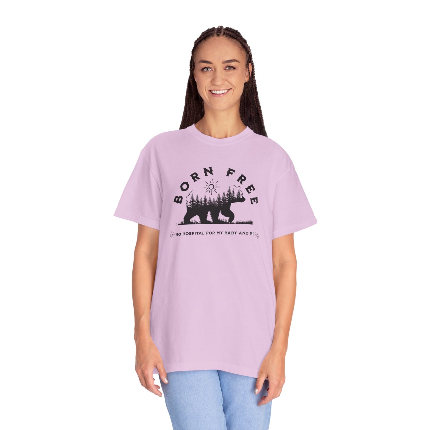 Born Free Mama Bear Birth T-shirt