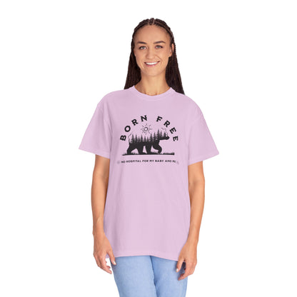 Born Free Mama Bear Birth T-shirt