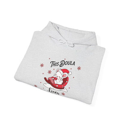 Doula Loves Holiday Babies Sleigh / Hoodie Sweatshirt