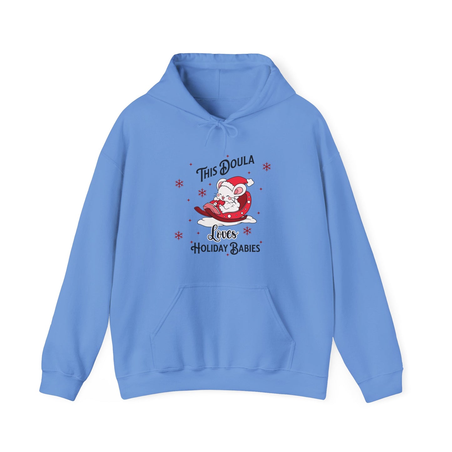 Doula Loves Holiday Babies Sleigh / Hoodie Sweatshirt