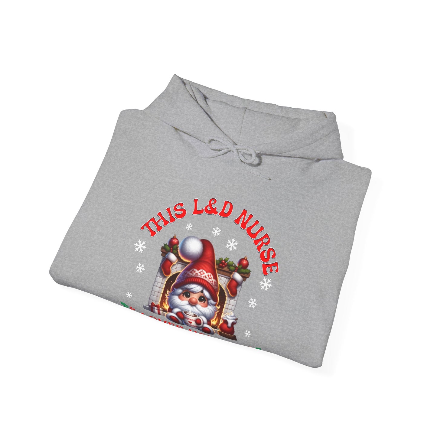 L&D Nurse Loves Holiday Babies Hoodie Sweatshirt