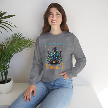 Birth Centers Make Birth Better Butterfly Sweatshirt