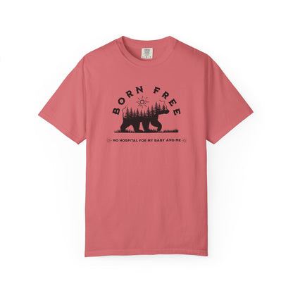 Born Free Mama Bear Birth T-shirt