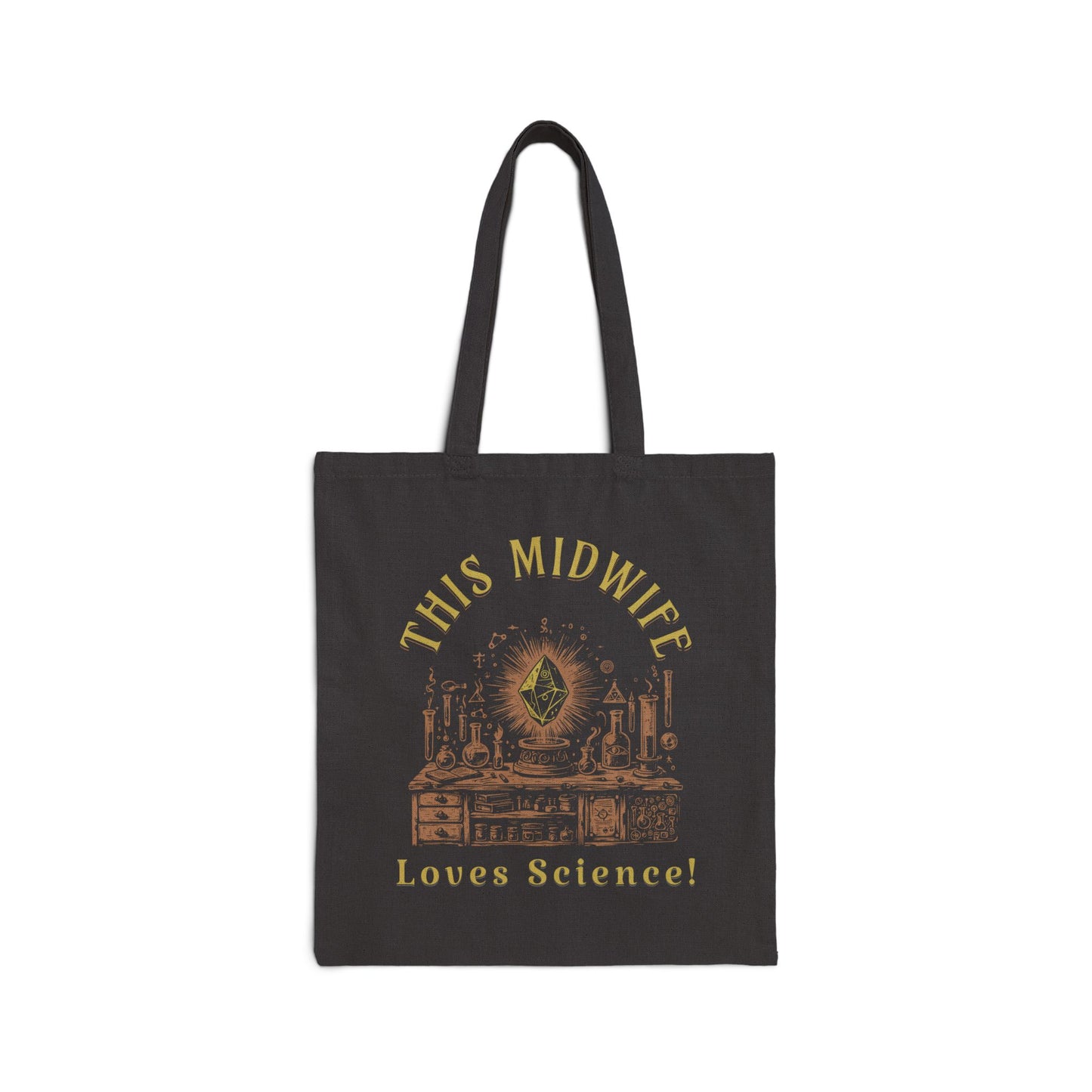 This Midwife Loves Science Tote Bag