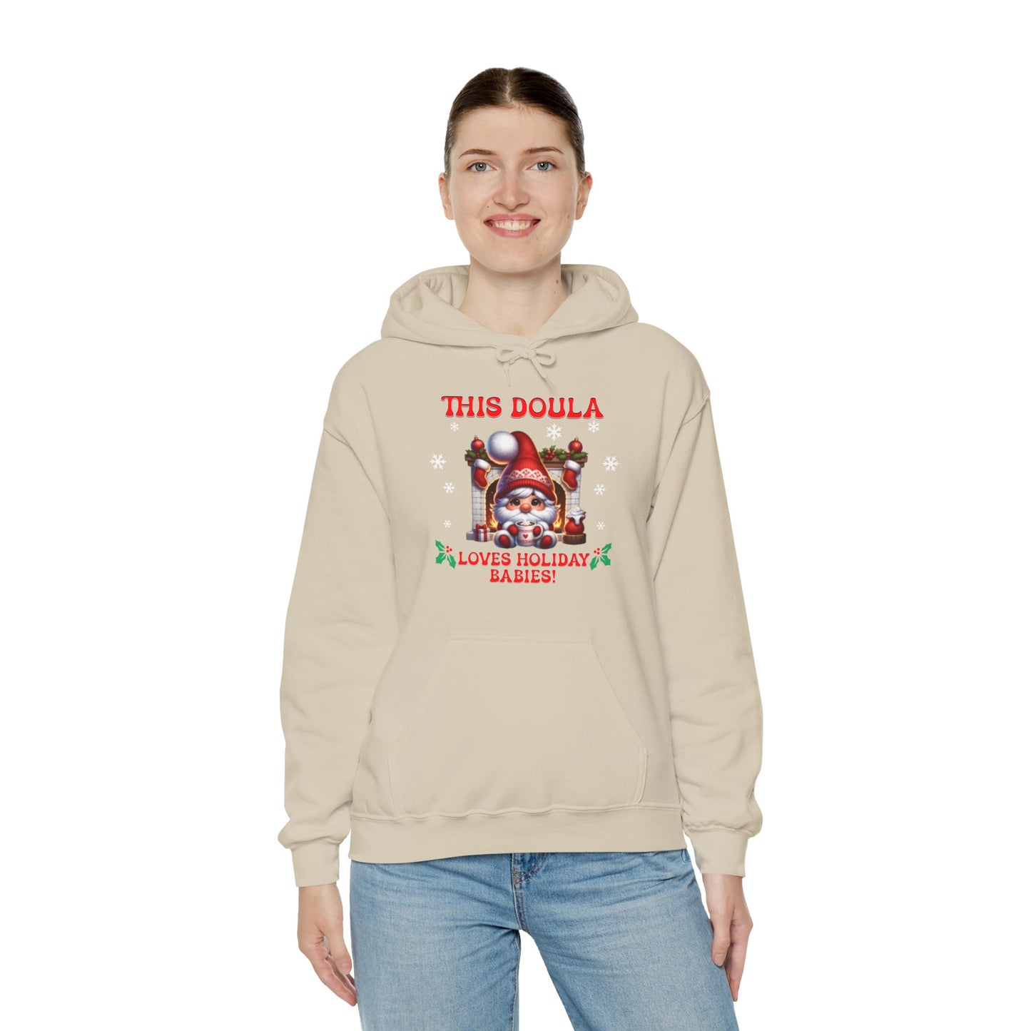 Doula Loves Holiday Babies Hoodie Sweatshirt